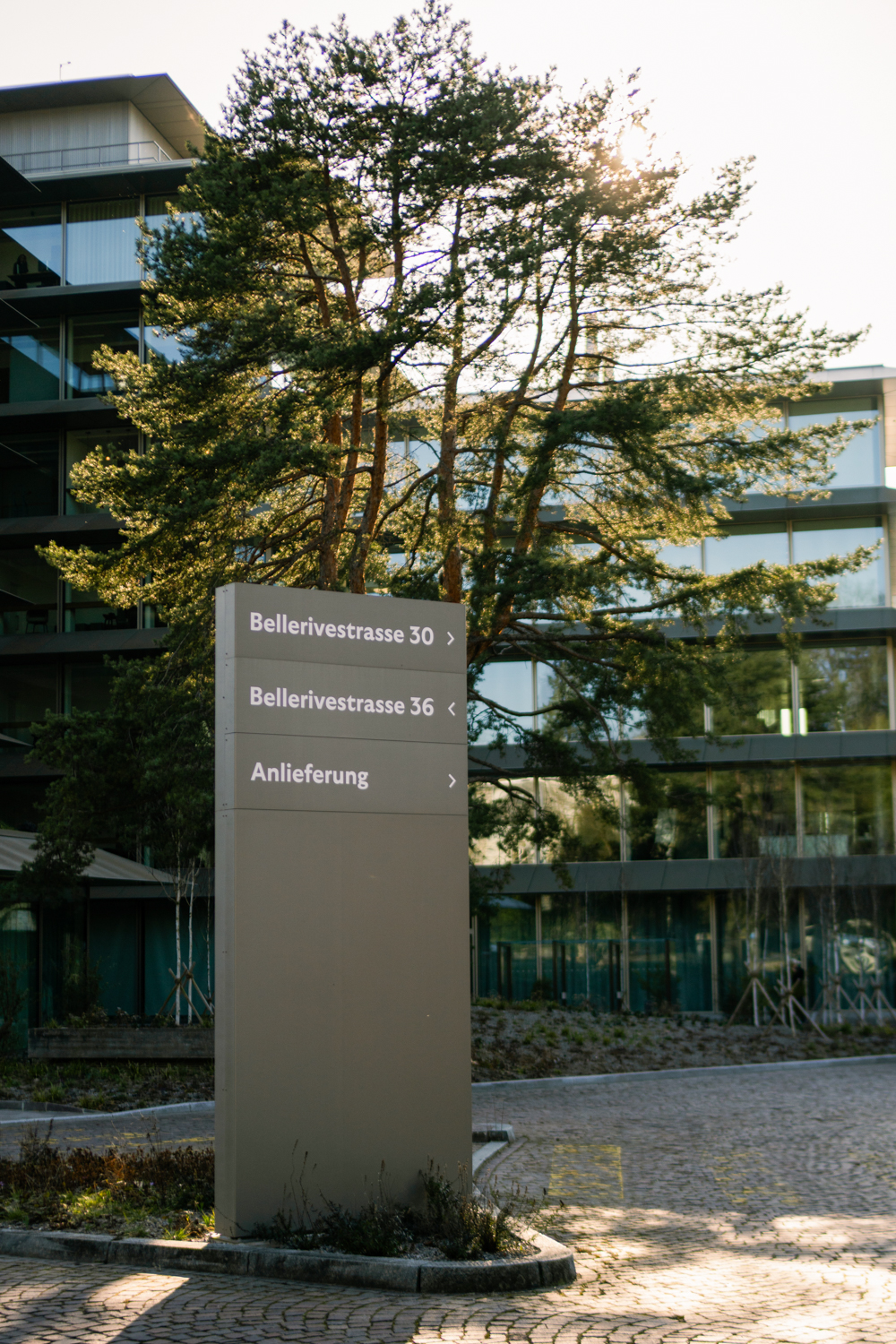 Bellerivestrasse Signaletik