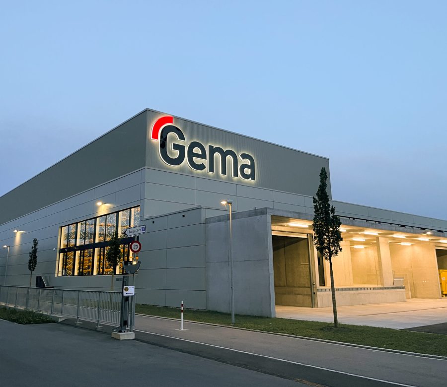 Leuchtschrift Gema